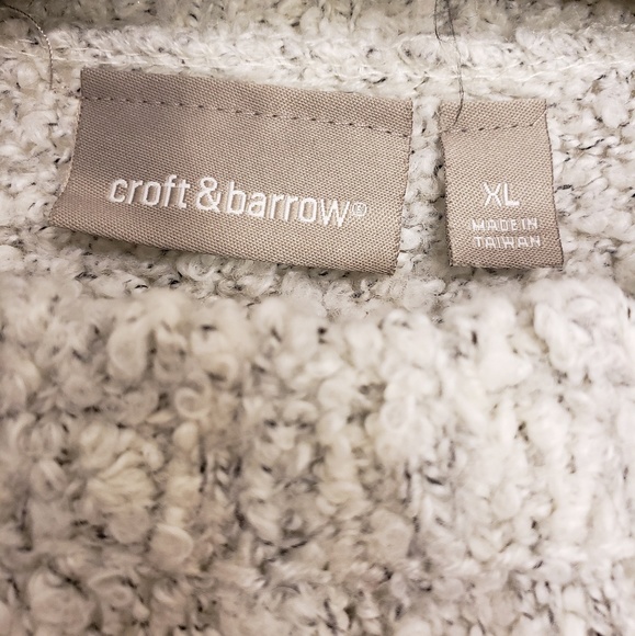 Croft and Barrow cozy chunky sweater - Picture 3 of 5